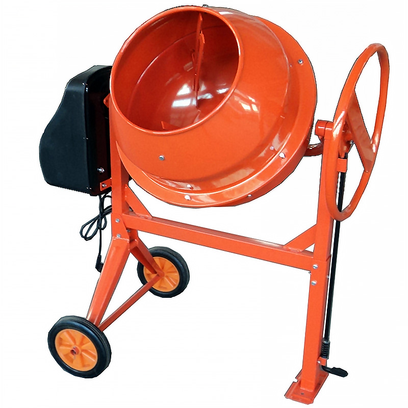 160L mini concrete mixer with foot pedal