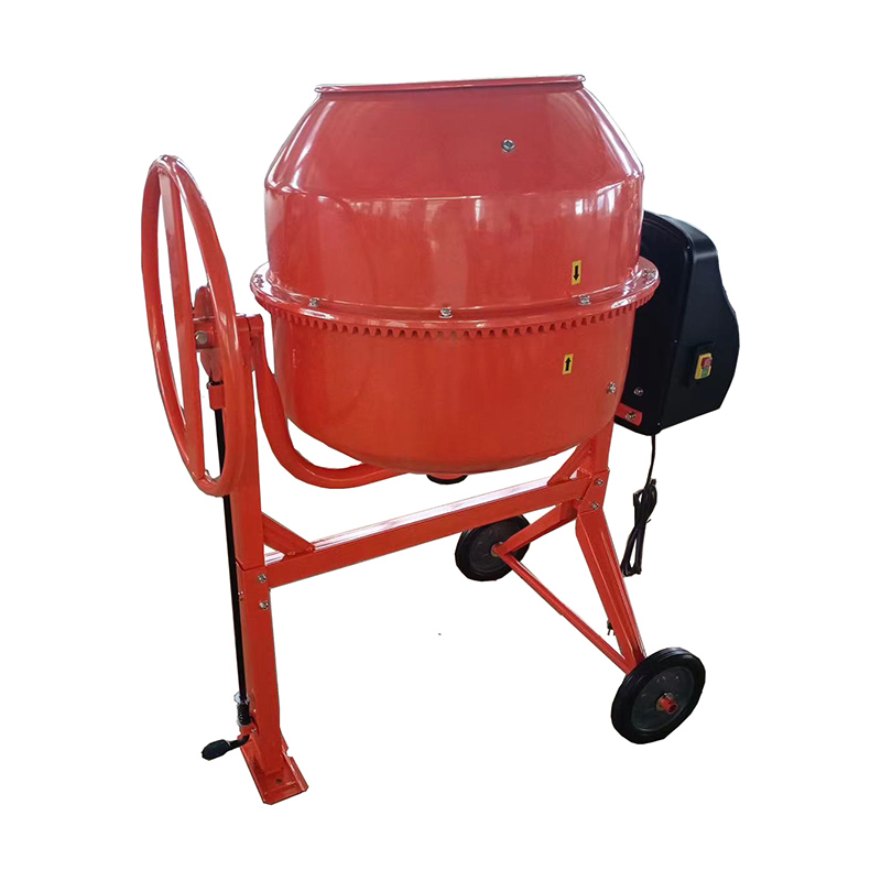 200L mobile concrete mixer with foot pedal