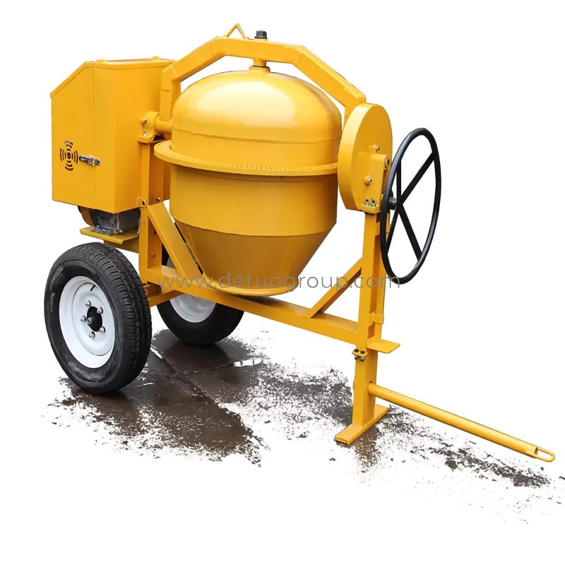 600L gasoline engine concrete mixer