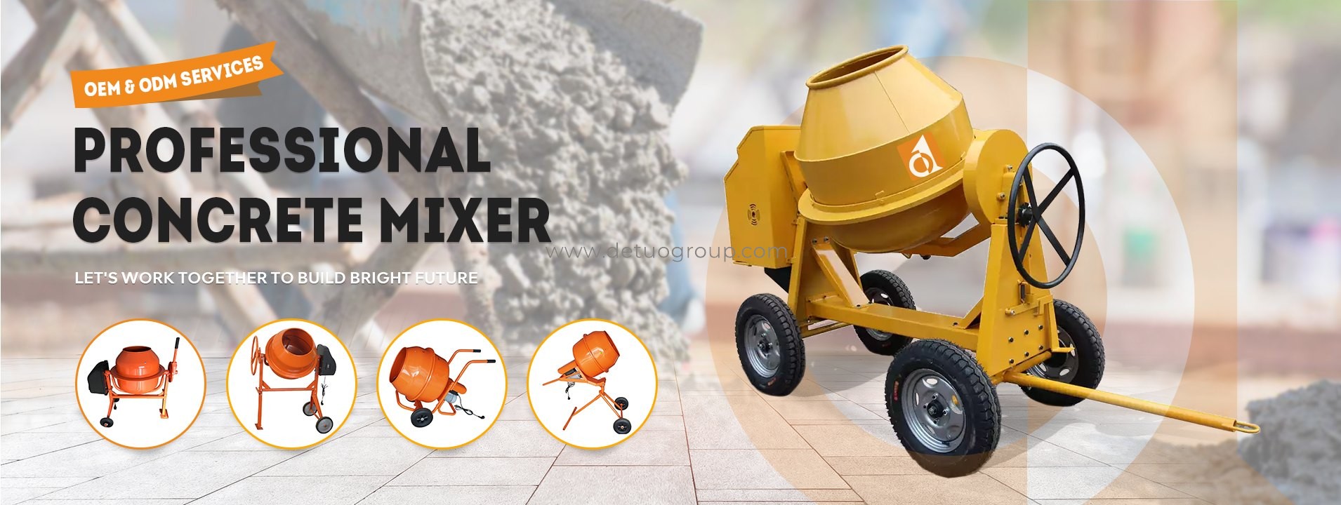 Portable Concrete Mixers