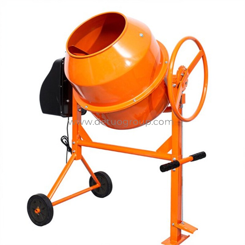 160L mini concrete mixer with foot pedal