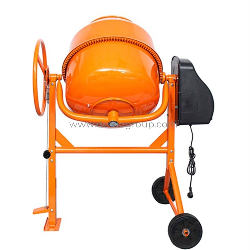 180L mobile concrete mixer with foot pedal