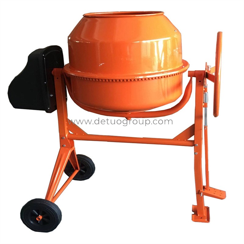 180L portable concrete mixer with pedal